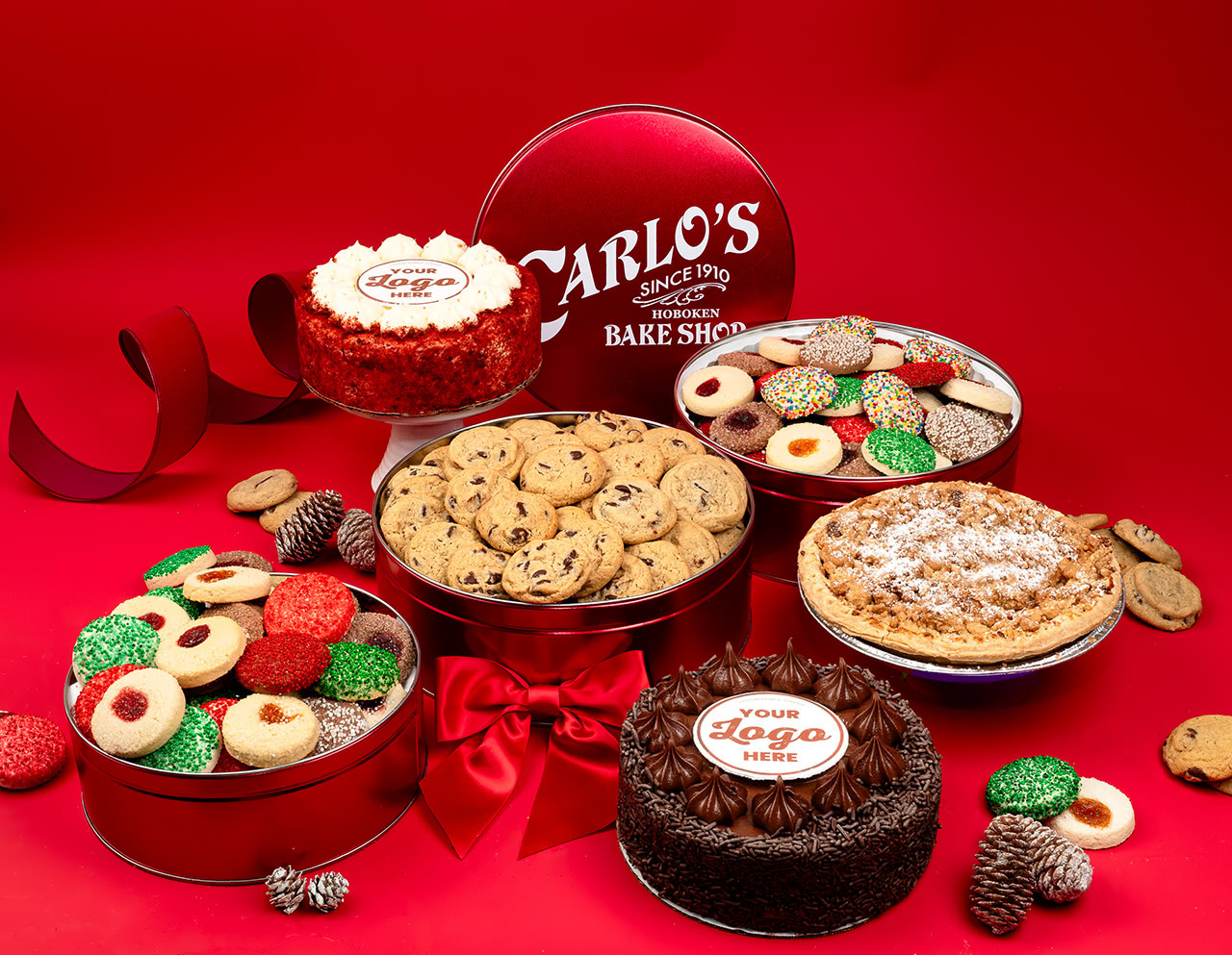 Carlo's Bakery cakes, cookies and gift tins