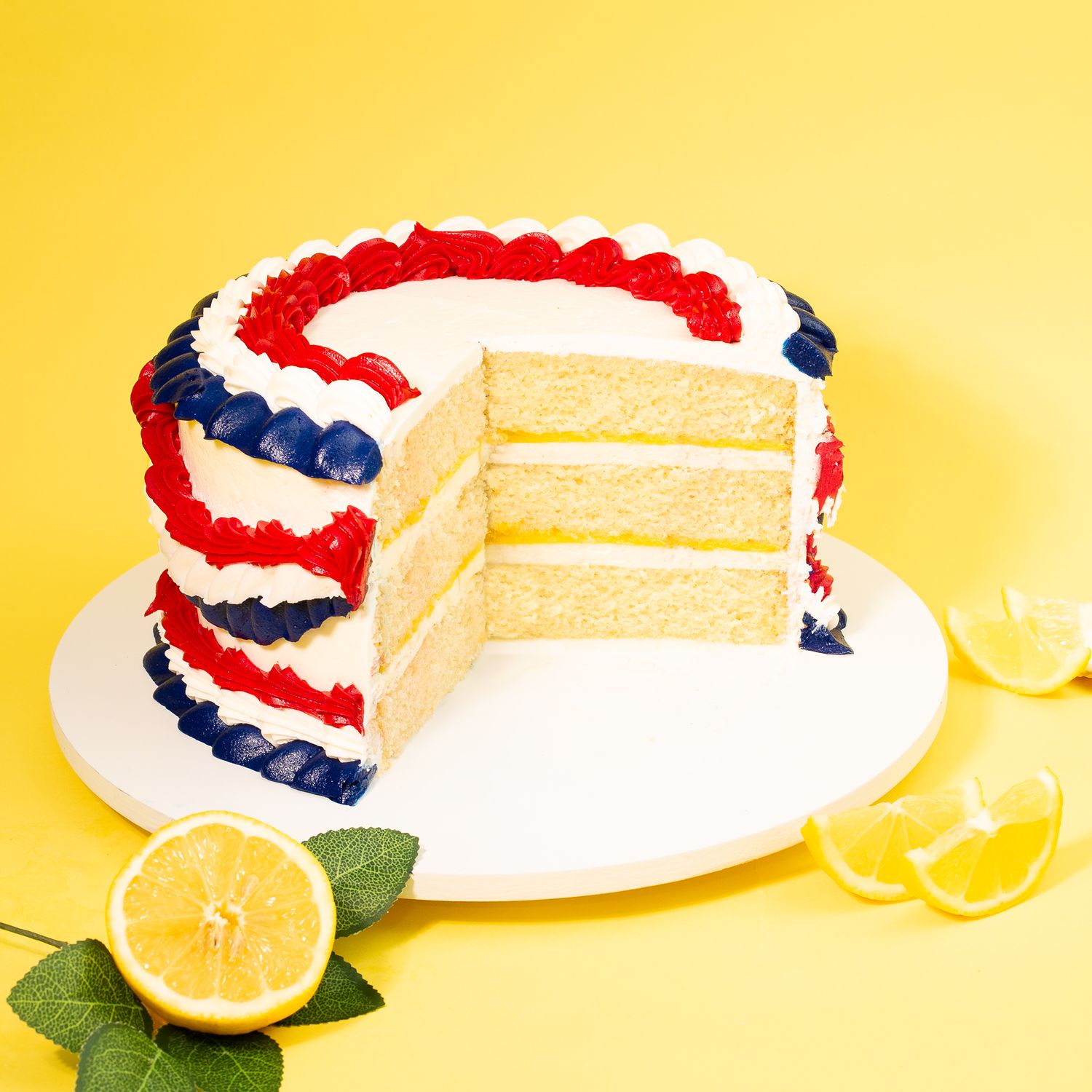 STAR SPANGLED LEMON CAKE - 8”